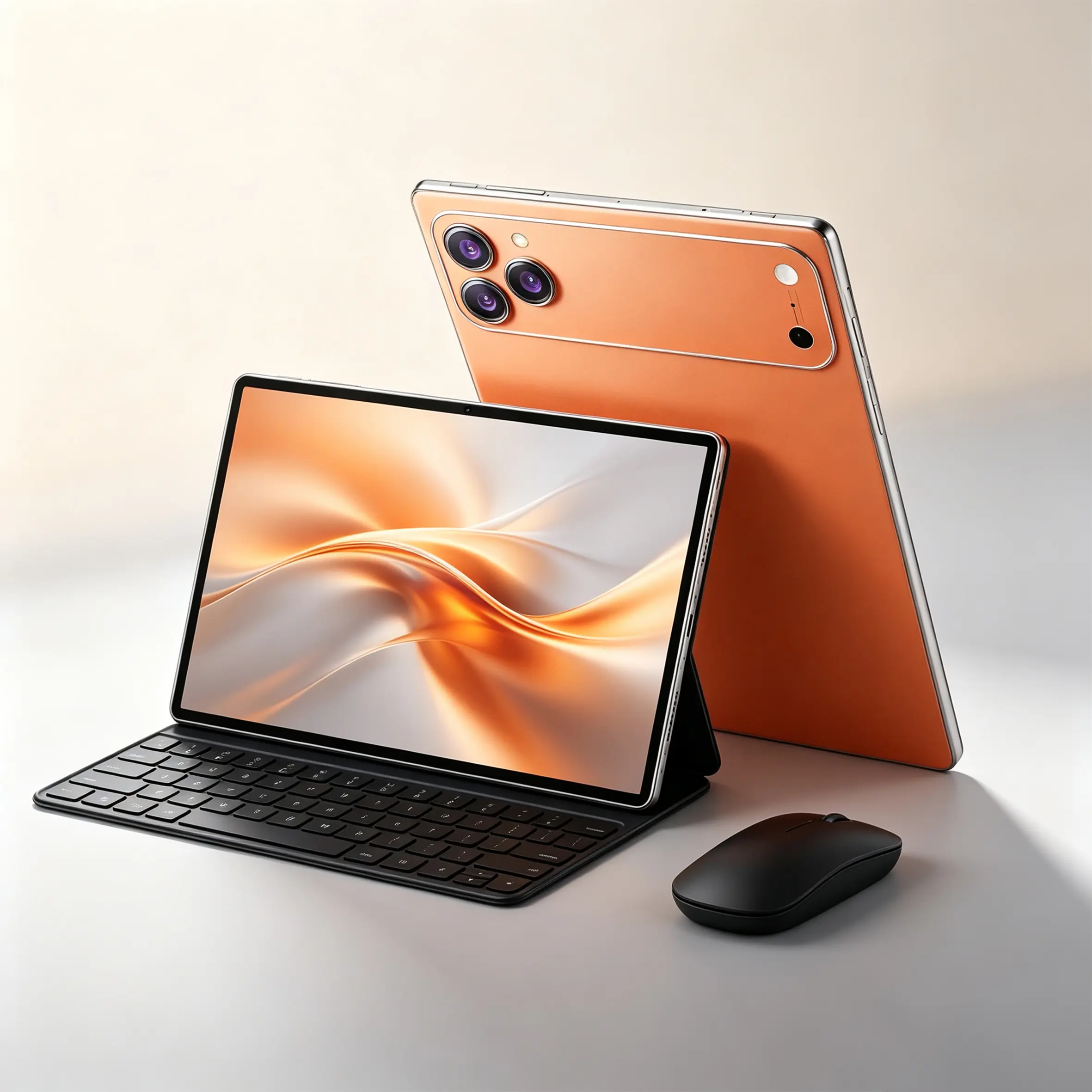 10.1in 2-in-1 Android 15 Tablet - 8GB RAM, 128GB Storage, Octa-Core Processor, 1280x800 IPS HD Display, 6000mAh Battery, Dual Cameras, Included Keyboard & Mouse