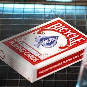 Bicycle Playing Cards Ultimate Marked Deck - Classic Standard Size Red & Blue Rider Back Editions, Invisible Mark, USPCC Print for Magic Tricks