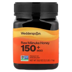 Wedderspoon Raw Manuka Honey, 150+ MGO, 35.2 oz (1 kg)