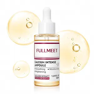 Advanced Calcium Intense Ampoule Serum, Firming & Brightening Facial Essence with Collagen and Peptides, Elasticity Boosting, Deep Hydration, Anti-Aging Skin Care for Fine Lines, Eye Bags & Dark Circles, 1 FL OZ