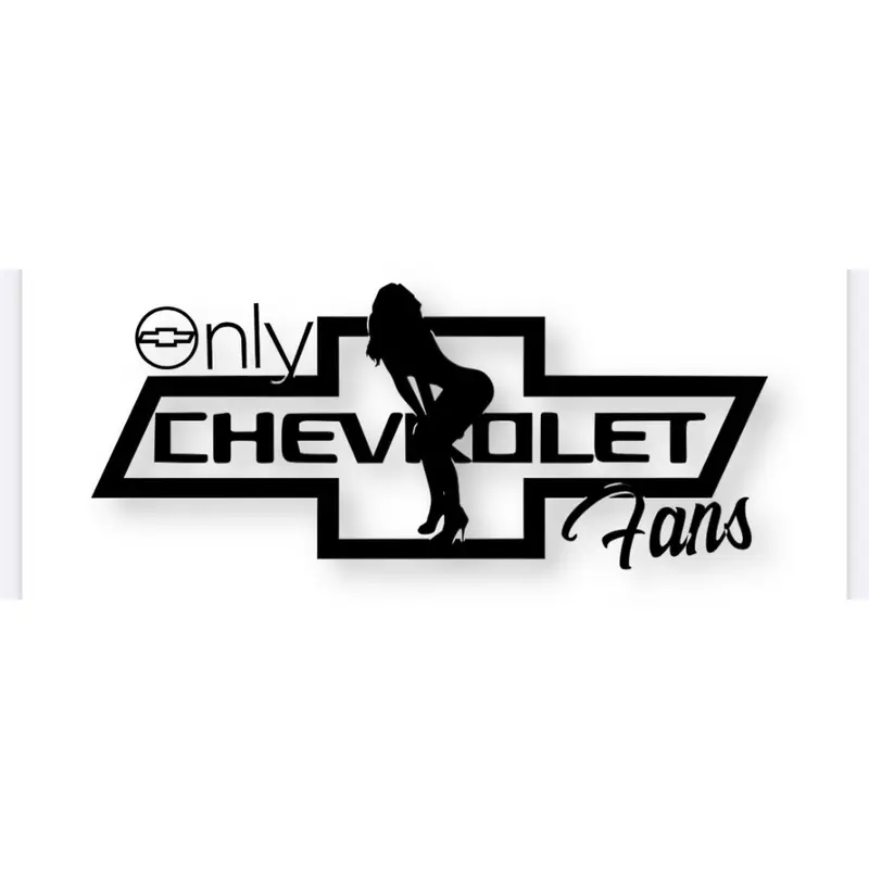 Chevrolet Only Fans Decal Sticker in Multiple Colors and Sizes car--=%2=- sticker=%2=-- car decal universal sticker=%2=- truck= adhesive vinyl