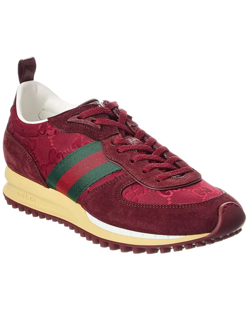 Gucci Re-Motion GG Nylon & Suede Sneaker
