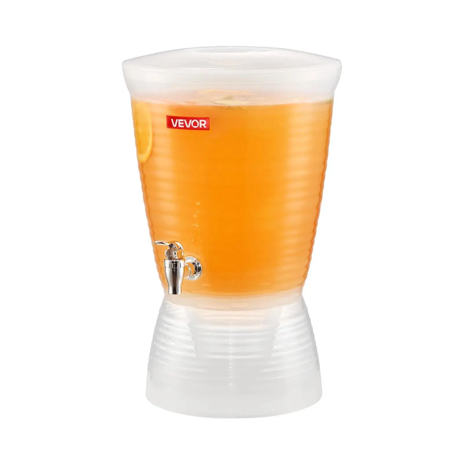 【Summerfinds】VEVOR Beverage Dispenser,  2.64 Gallon Drink Dispenser for Parties, Plastic Juice Dispensers with Spigot Ice Chamber, Iced Tea Lemonade Juice Water Dispensers, for Restaurants, Hotels, Parties