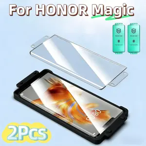 2-Pack High-Definition Ceramic Screen Protector for Honor Magic 3/3pro/6/7/5 Lite, Easy Installation, Scratch-Resistant, Durable Protection