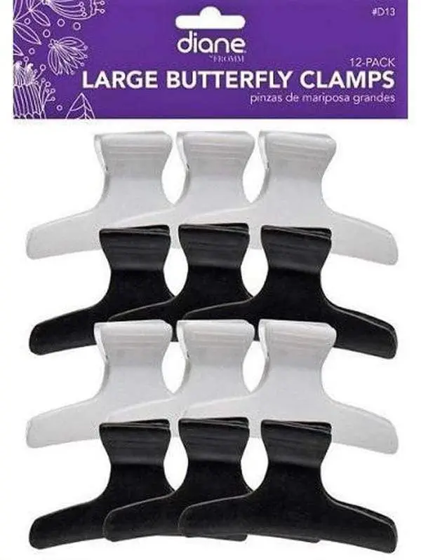 Diane Large Butterfly Clamps 12-Pack #D13