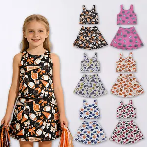 Girls Active Football Go Team Tank & Skort Set