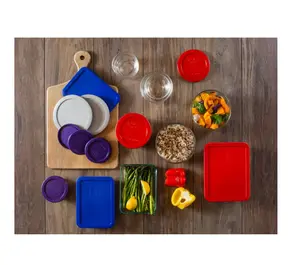 Glass Bakeware Set - 24 Piece Set with Glass Bakeware, Includes 24 Glass Pans and Baking Dishes