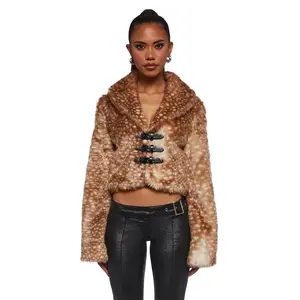 Fawn Over Me Faux Fur Jacket