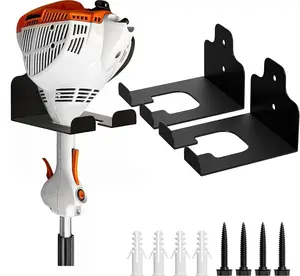 Garage Organizer Trimmer Rack, Garden Power Tool Hanger Weed Whackers Holder Wall Mounted for Grass Trimmer, Hedge Trimmer, Garage Trimmer, Garden Tools,2 Pack