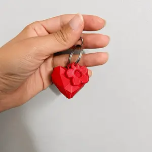 Heart Bloom Keychain