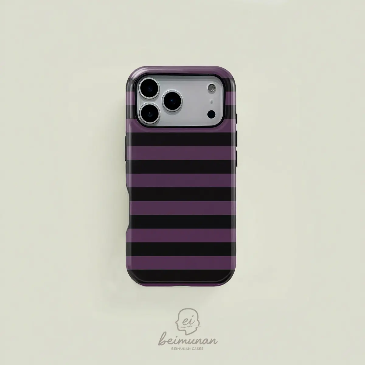 Vertical Stripes Pattern, Cellphone Patterned, Aesthetic, Durable Shockproof Protective Two-In-One Case Cover Accessories, for Smartphone iPhone 17-11 Pro Max, Samsung Galaxy S25-S22 Ultra, Festive Gift