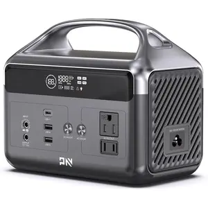 Portable Power Station, 192Wh LiFePO4  Backup Solar Generator with w/2 300W ( 600W) AC Outlets, USB-C PD 60W  Charge, Power  for Camping, Outdoor, ,