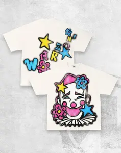 Y2K Graphic "Joke face" Personalize Printed Tshirt/Sweater Casual Cotton