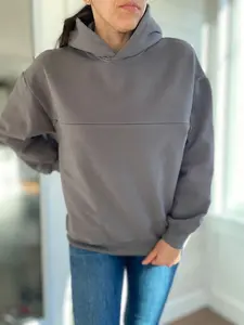 Breastfeed Sweater - Nursing Friendly Nursing Sweatshirt for Pregnant Moms in Hooded Design