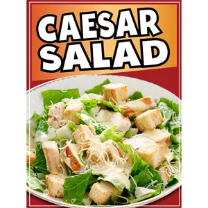 Caesar Salad Sticker Window Decal Truck Concession Vinyl Restaurant Wall poster Sticker Food Decal Signs