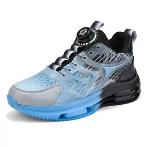 2026 Men's Dad Shoes with Rotating Buckle, Youth Sports Shoes, Popular Live-Stream Model, Height-Increasing Air Cushion Men's Sneakers