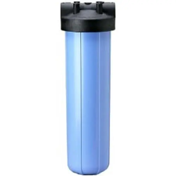 Pentek 150235 1.5 in. Whole House Water Filter System - Polypropylene, 23-7/8" x 7-1/4", Durable Construction, High Flow Rate, Heavy-Duty for Homes/Farms, Restaurants