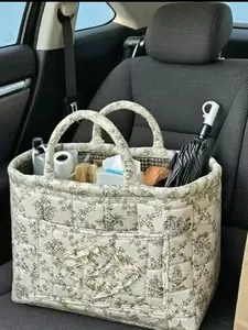 Car Interior Storage Basket, Clothing Book Work Supplies Home Organizer Bag, Space Saving Multi-Purpose Car Accessory