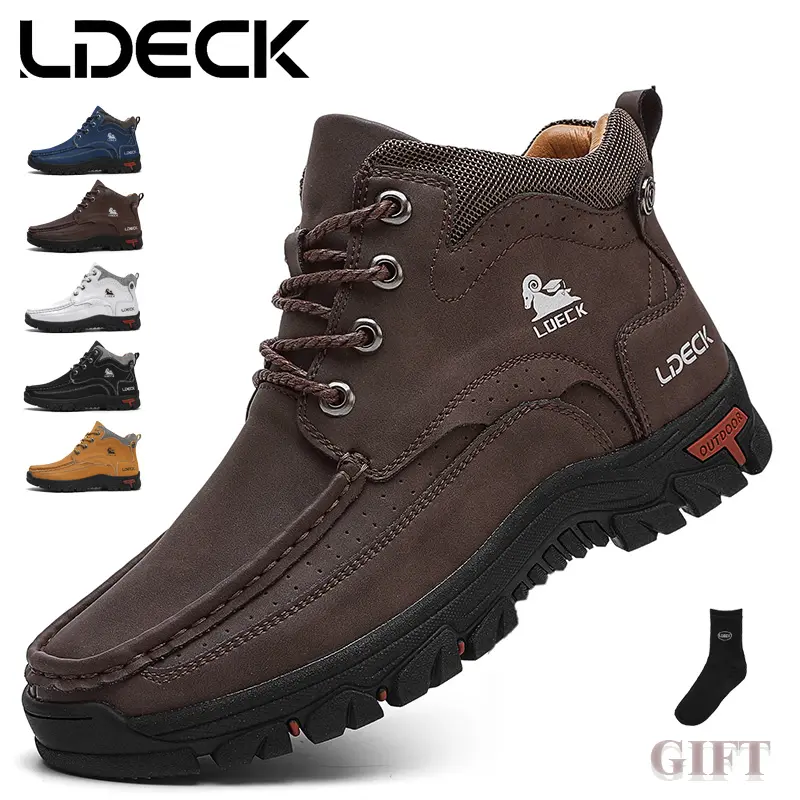 [Men's Sneakers Chukka Boots] LDECK Men's Fashion Sneakers Chukka Boots Breathable Daily Casual Work Office Shoes