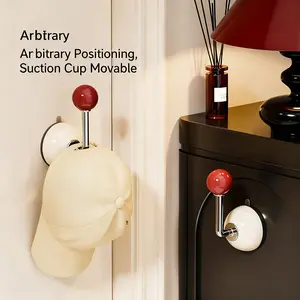 1pc Powerful Suction Cup Hook Stable & Reliable for Bathroom and Door Use