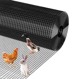 Hardware Cloth 1/2 inch - 36in x 50ft 19GA Galvanized Chicken Wire Mesh Roll,Hot-Dipped After Welding for Chicken Coop,Rabbit Cages & Garden Fencing