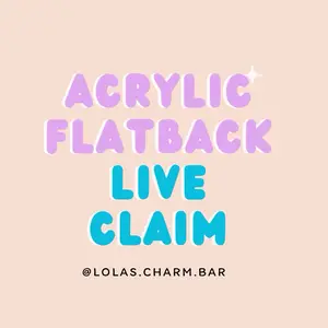 Acrylic Flatback (No accessory)