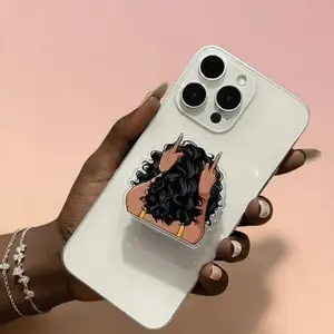 Melanin Magic Kindle Grip, Women of Color Art Design Kindle Accessories, Phone Holder For Her, Phone Accessories, Best Gift Idea