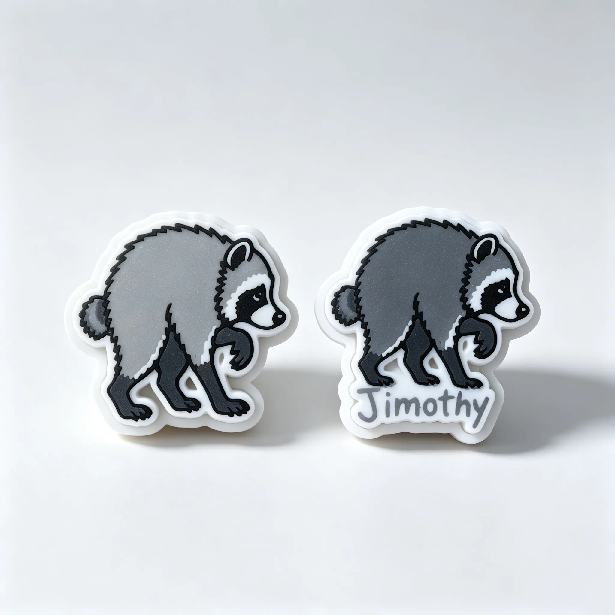 Scrappy Hometown Hero Jimothy Viral Short Body Raccoon Clicker, 3D Printed Cute Animal Fidget Click Toy, Desktop Stress Relief Gadget