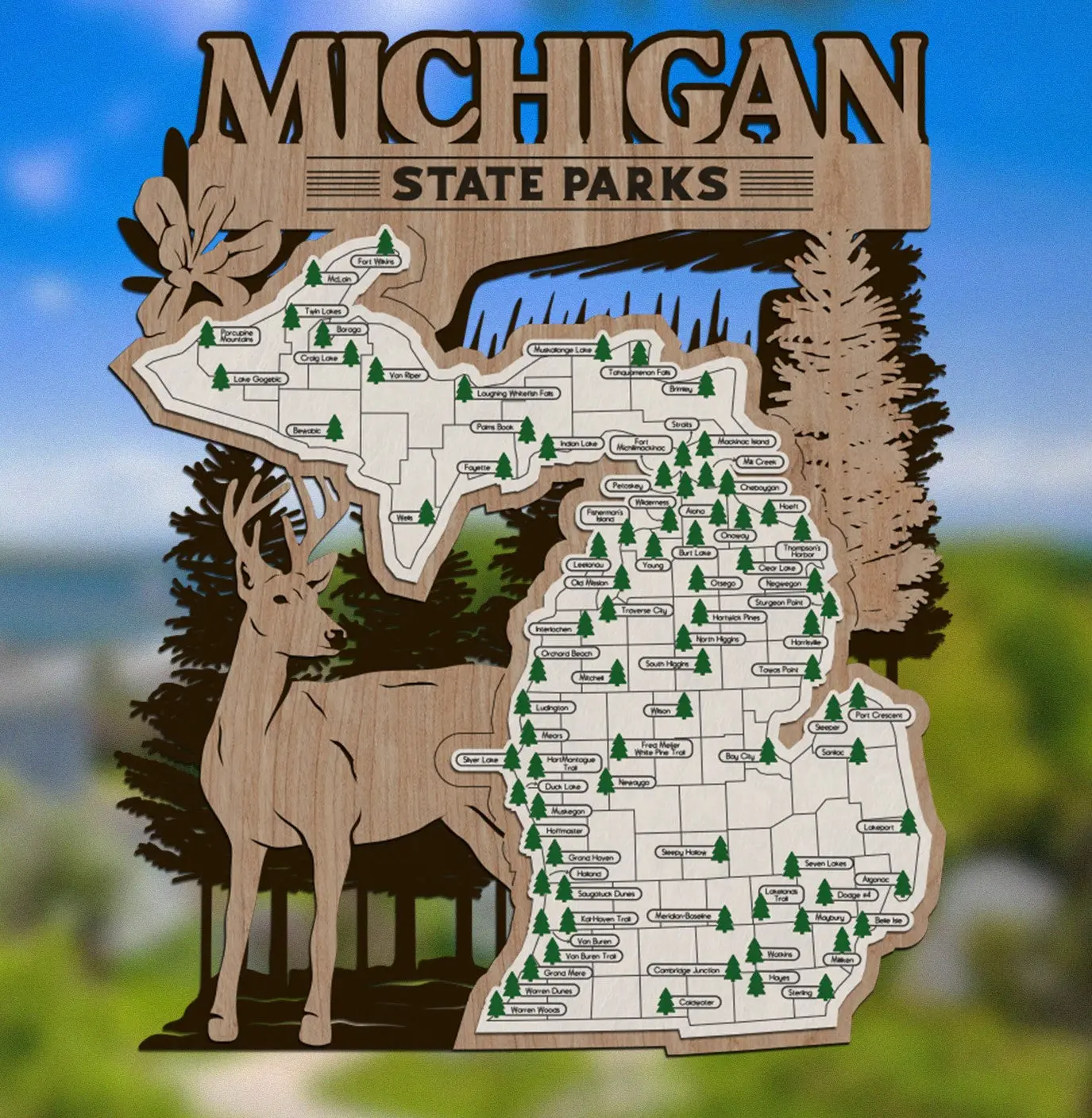 Michigan State Map