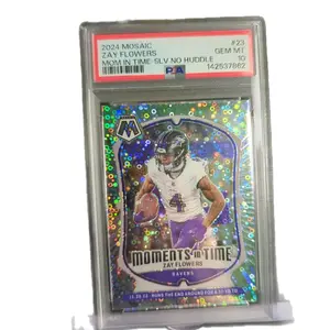 2024 Mosaic Zay Flowers Moments in Time SLV No Huddle Gem MT 10 142537862 Football Card