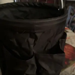 Foldable Storage Basket, 1 Count Multi-Functional Garden Tool Tote with 6 Pockets, Portable Organizer Bag with Rounded Handle, Multipurpose Basket for Home, Office, Dormitory and Outdoor Use