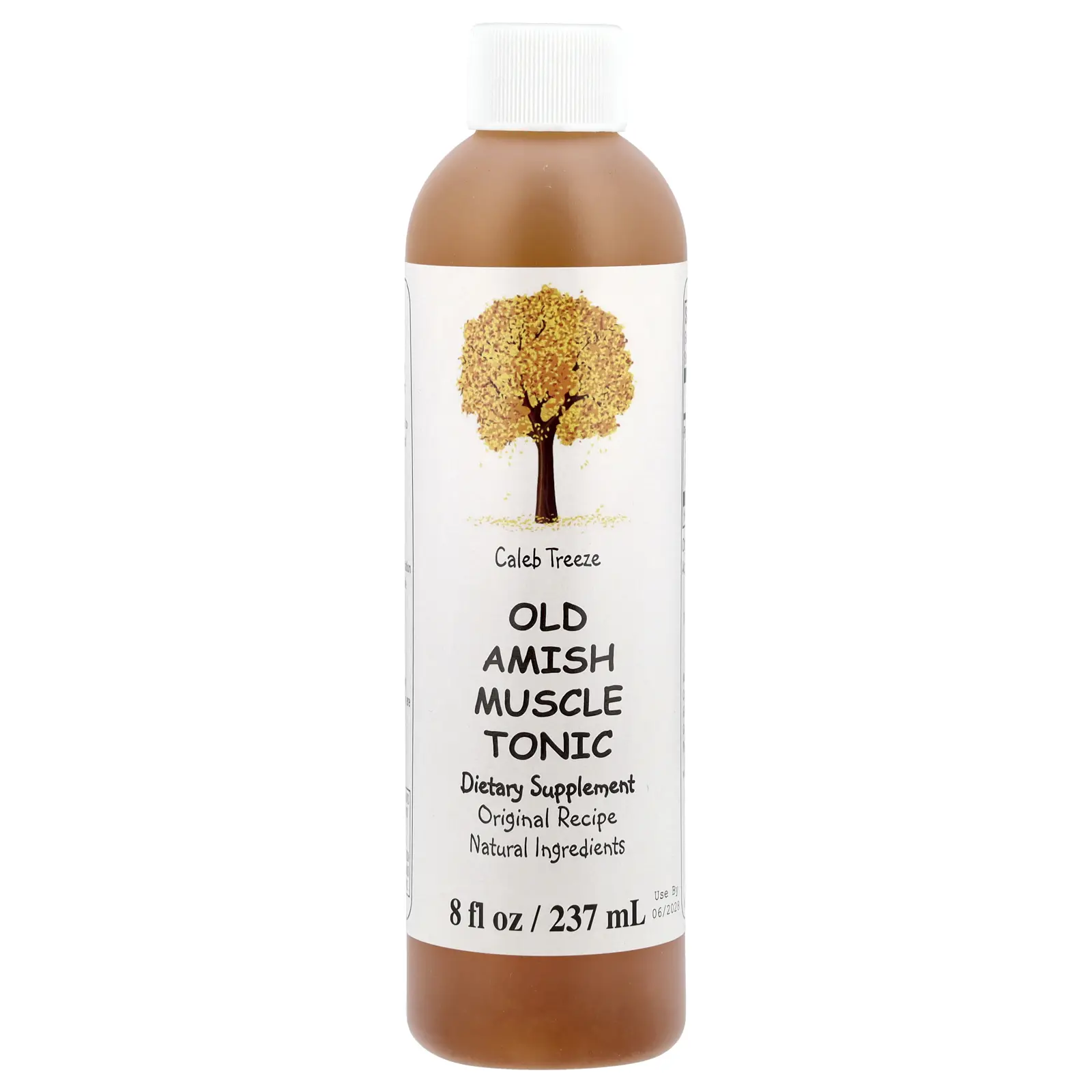 Caleb Treeze Organic Farm Old Amish Muscle Tonic, 8 fl oz (237 ml)