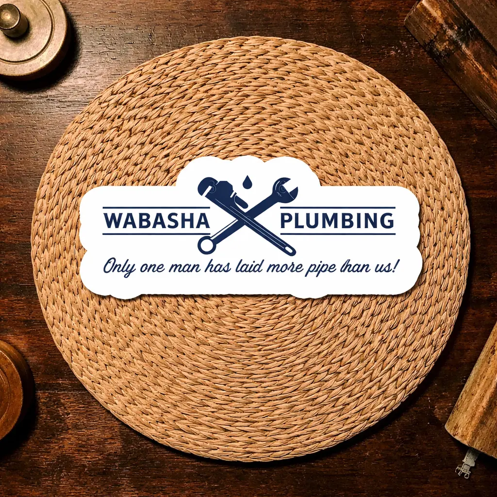 Wabasha Plumbing Sticker, Grumpy Old Men Sticker
