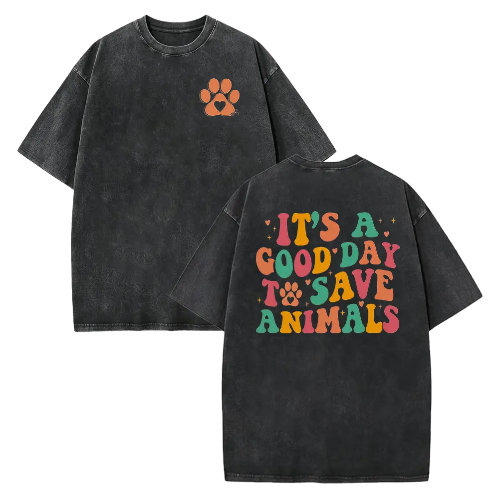 It’s A Good Day To Save Animals T-shirt, Vet Tech Shirt, Gift For Veterinarian, Eco Friendly Tee, Animal Lovers T-shirt, Animal Rescue Shirt