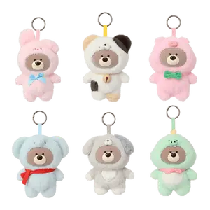 MINISO Inspired Gifft Bear Lucky Keychain Blind Box- Cute Mascot Accessory, Perfect Gift for Fans,Cute Collectible for Friends Children Kids,Christmas Gift/Birthday Gift/New Year Gift,Reborn Baby Doll ,Kid Gifts,Gifts for Kids