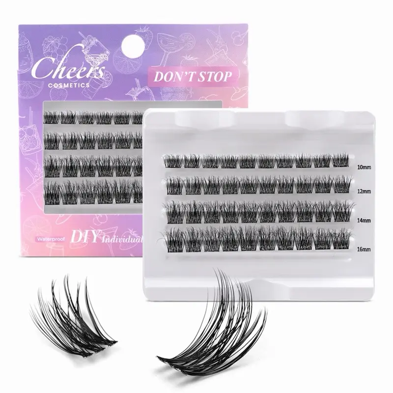 DON’T STOP  Cluster Lash  Long Lasting Eyelashes Makeup Eyelashes Extensions Cosmetic Eyelash Extensions Lash Extensions