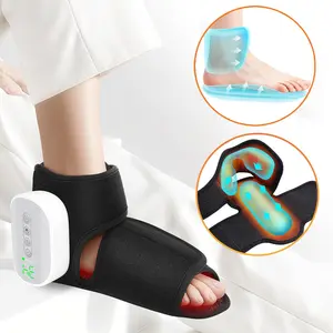 Airbag Foot Ankle Massager, 3 Modes Double Airbag Squeeze, 4 Heat Settings, Relax Plantar Fasciitis Heel Fatigue, Foot & Ankle Massage Tool, Therapy, Relaxation Aid