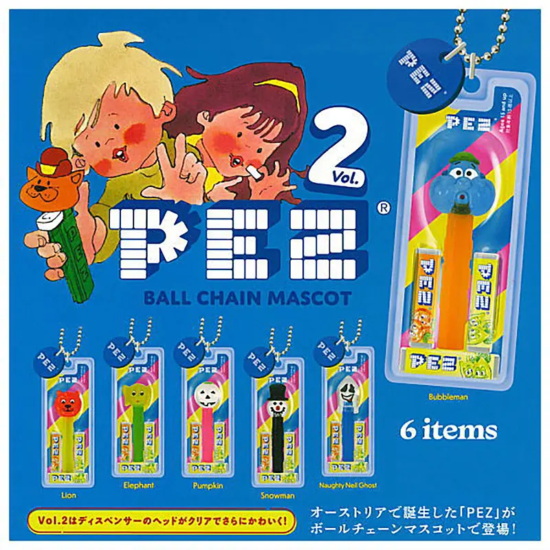 PEZ Miniature Dispenser Keychain Vol. 2 PEZ Miniature Dispenser Keychain Vol. 2