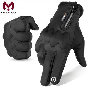 MVPTOO Waterproof Warmer Gloves Outdoor Gloves Touch Screen Full Finger Gloves for Cycling Skiing Running Motorcycle Fishing Winter Protective Gear
