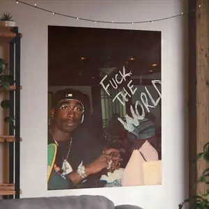 Vintage Tupac Poster   Classic Hip Hop Wall Art