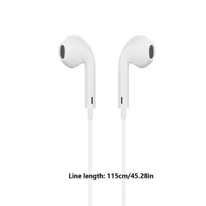 Wired In-Ear Headphones with Mic and Volume Control, Portable Earbuds for Type C Devices and Android Phones, Yz002 Model