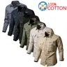 Men’s Pure Cotton Preppy Vintage Long-Sleeve Button-Down Workwear Shirt - Button Detailing, Reinforced Tool-Holding Pocket, Durable Wardrobe Staple for Work & Outdoor Activities, Outdoor Men's Casual Shirt