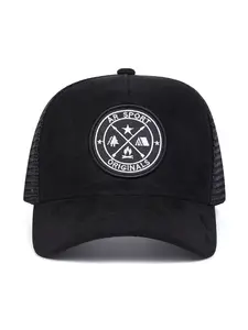 Men's Fashion Baseball Cap with Hot King Logo, Breathable Mesh Design, Polyester Fiber Outdoor Activity Hat for Casual Wear, Quality Caps, Adjustable Stylish Hat, High Quality Hat
