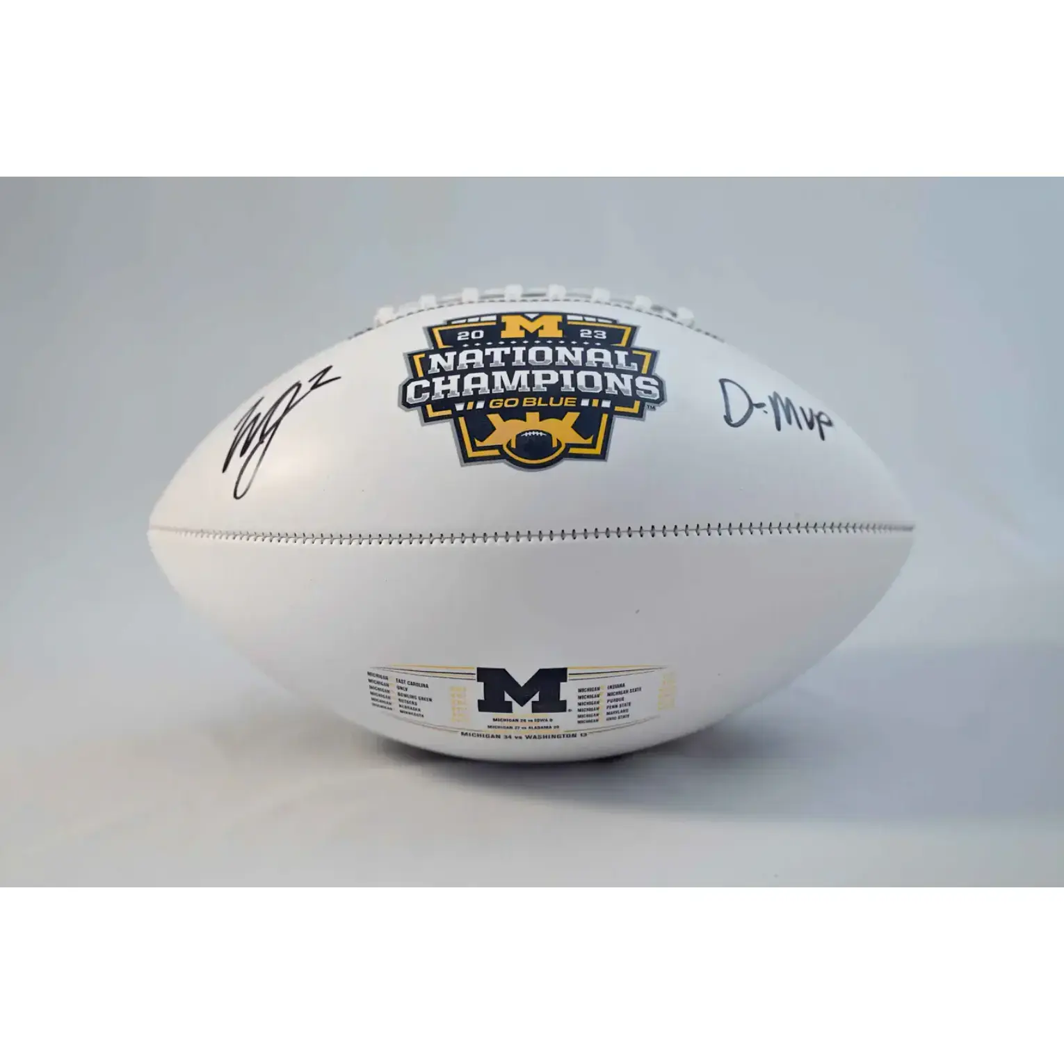 Signed National Champions Full Size Football