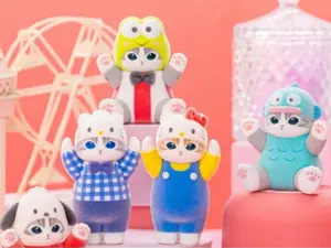 Sanrio X Mofusand Flocking Series Figure Blind Box（V1 ）