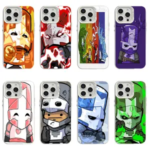 Castle Crashers Phone Case | Colorful Knights Retro Indie Game Art Cover For iPhone 11/12/13/14/15/16/17 Pro/Pro Max/Plus & Samsung S23/S24/S25/S26 Ultra, Protective Case For Gamers, Birthday/Christmas Gift