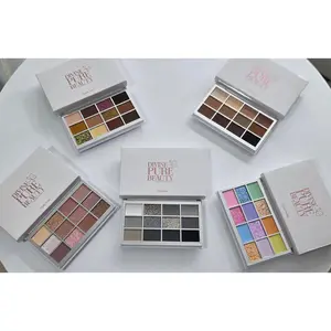 Richly Pigmented Eyeshadow Palette with Natural Ingredients - Long-Lasting Cosmetic for Daily and Evening Eye Makeup