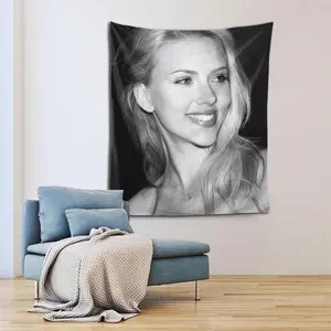Tapestry  Belikerem Scarlett Johansson Tapestry Rome Decor Tapestries Wall art hanging Tapestry poster Decorations for Living Room Bedroom