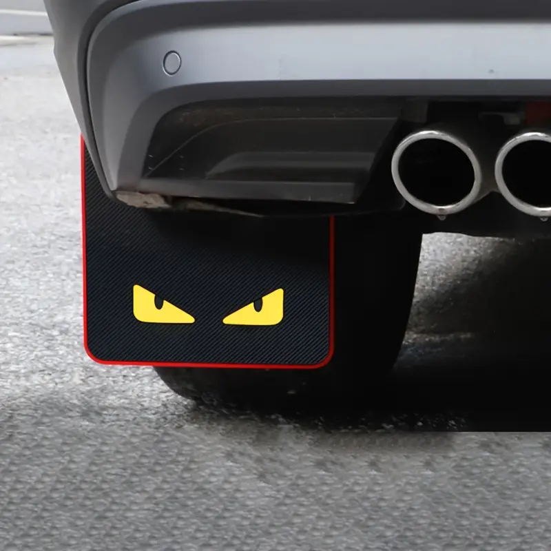 Soft Material Car Vehicle Protection Board, Durable Rubber Splash Guard, Enhanced Protection, Easy Installation, No Collision Design, Car Accessory