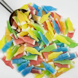 Wax Bottle Candy Drinks 1/2 Pound Bag Retro Liquid Filled Variety Flavor Nip Classic Wax Candy for Old School Lovers